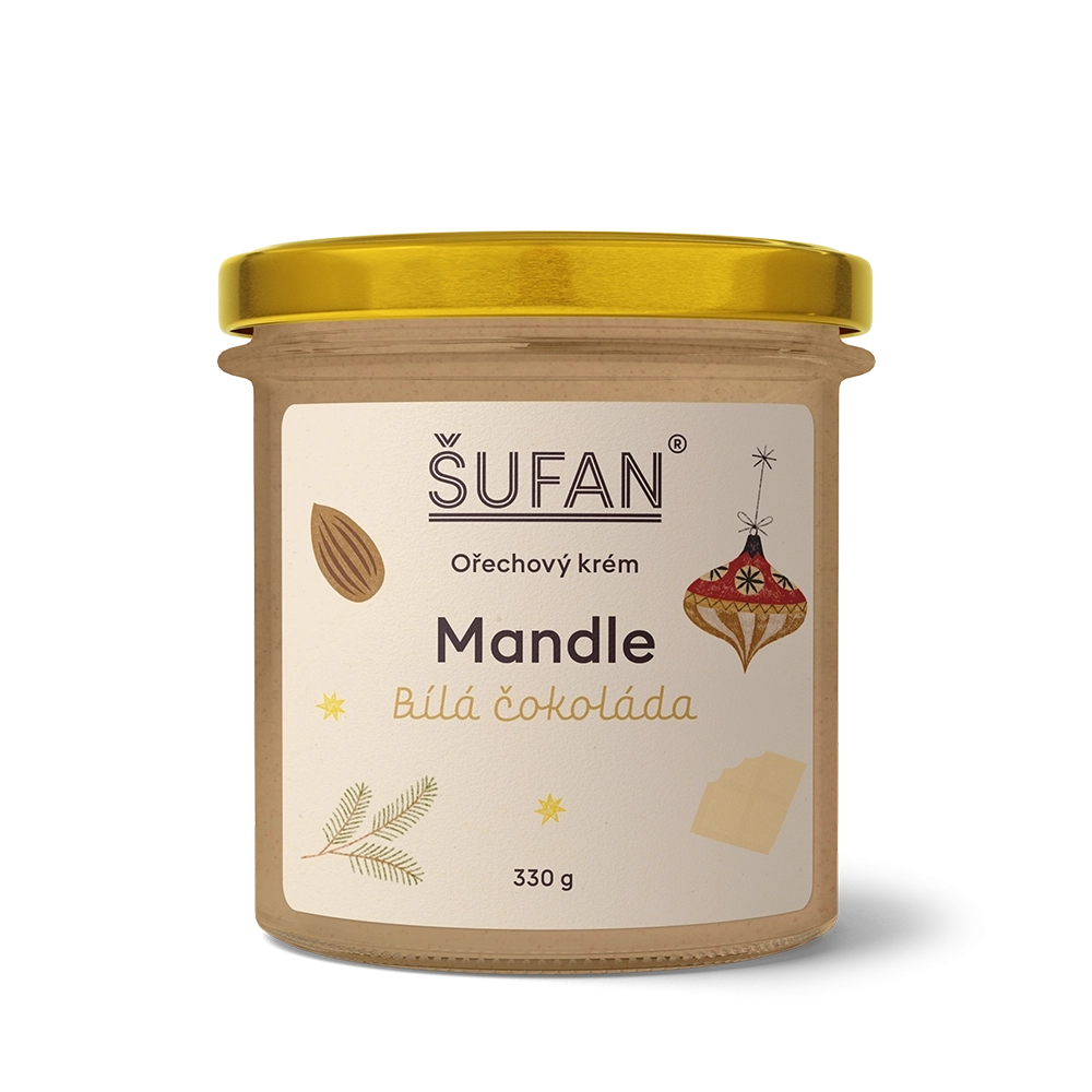 Mandle s bílou čokoládou